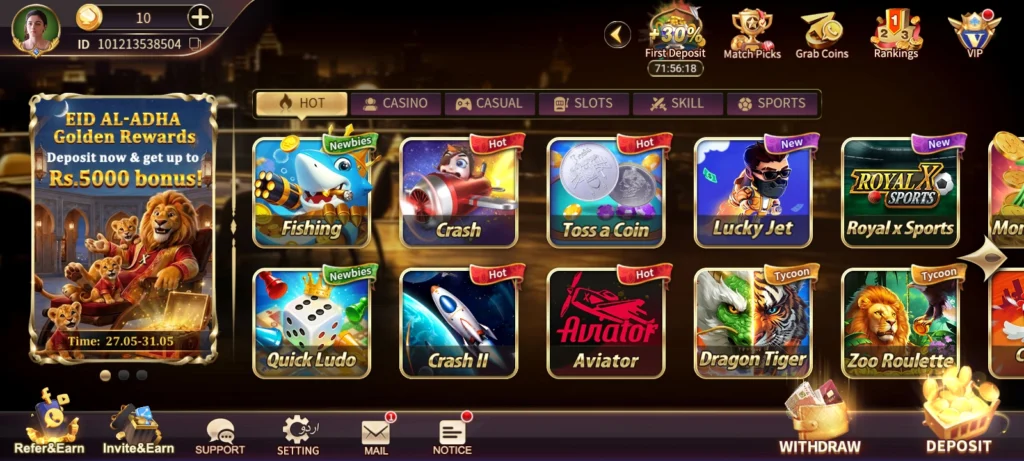 Royal x 777 game download apk