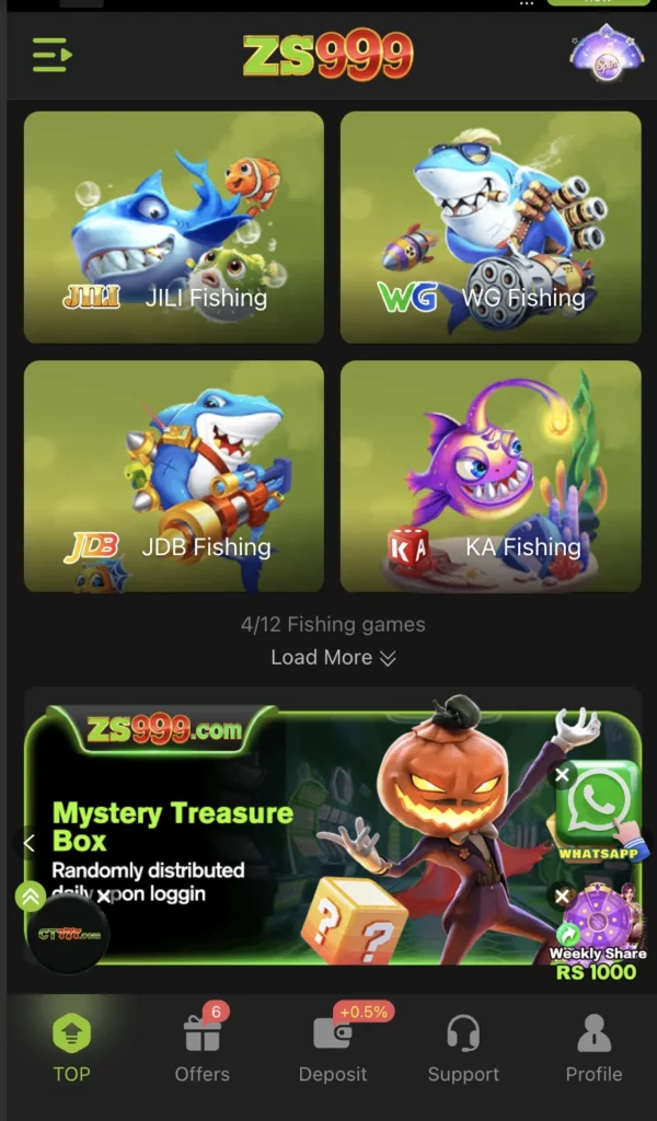 Zs666 Gameing platfrom earning real money app