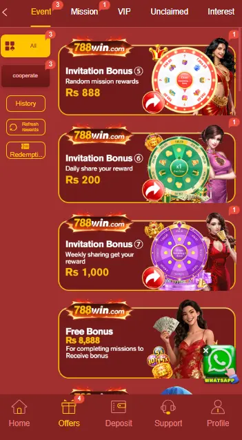 788win game app interface