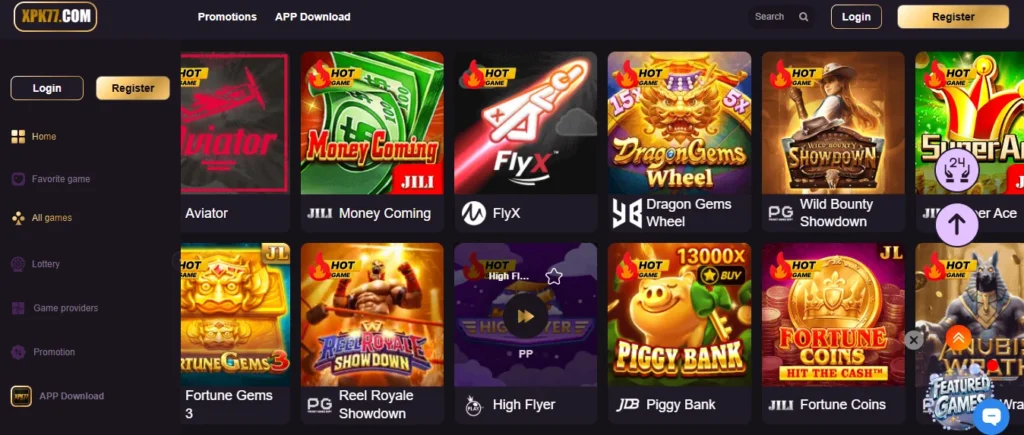 xpk777 game download app