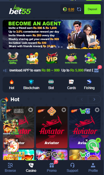bet55 game download interface
